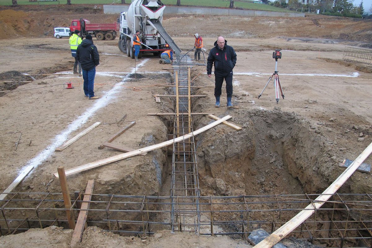Výstavba projektu Aldrov v Krkonoších, 1. 11. 2019